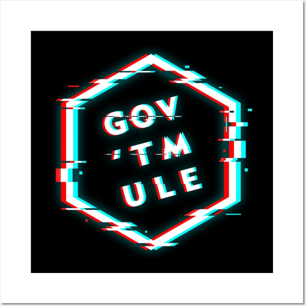 GOV'T MULE POLYGON GLITCH Wall Art by BELLASOUND